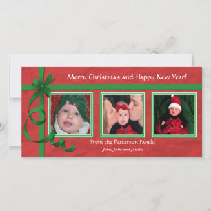 Cartes Pour Fêtes Annuelles Curles de Noël Triple Trésor