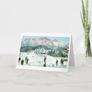 Cartes Pour Fêtes Annuelles Curling en Suisse