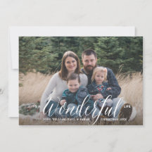 Cursive Script Winter White Full Photo