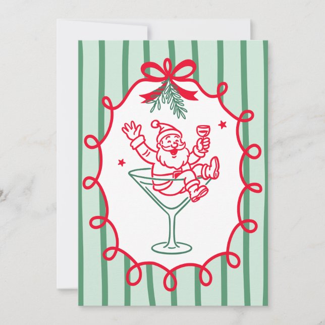 Cartes Pour Fêtes Annuelles Custom Christmas Photo Greeting Card (Devant)