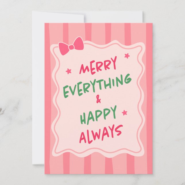 Cartes Pour Fêtes Annuelles Custom Christmas Photo Greeting Card (Devant)