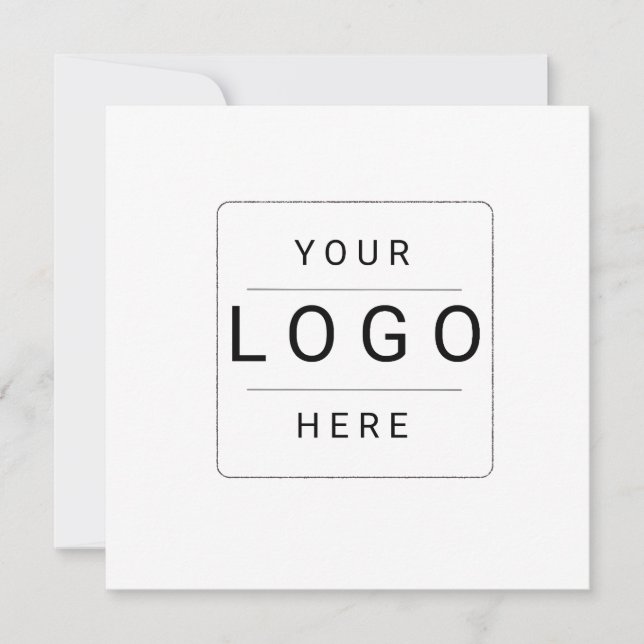 Cartes Pour Fêtes Annuelles Custom Logo (Devant)