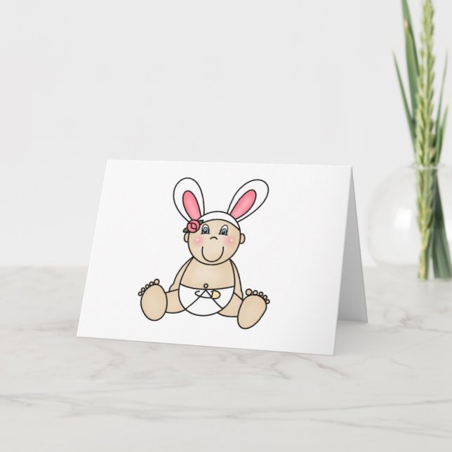 CARTES POUR FÊTES ANNUELLES CUSTOMBABYGIRLBUN (Devant)