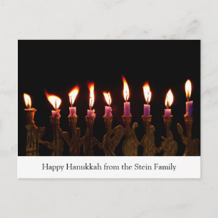 Cartes Pour Fêtes Annuelles Customized Hanukkah