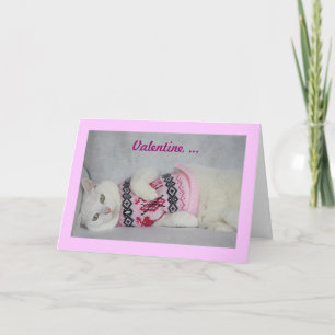 Cartes Pour Fêtes Annuelles Cute dans un pull
