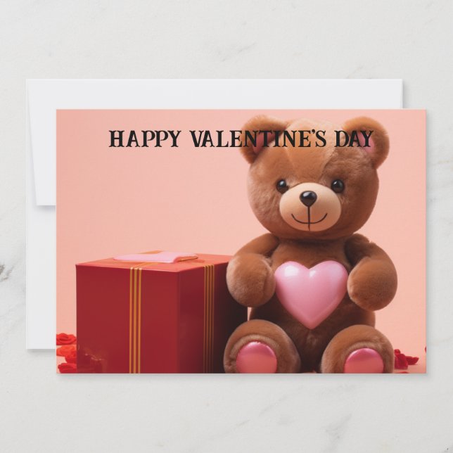 Cartes Pour Fêtes Annuelles Cute et Funny pour la Saint-Valentin pour les enfa (Devant)