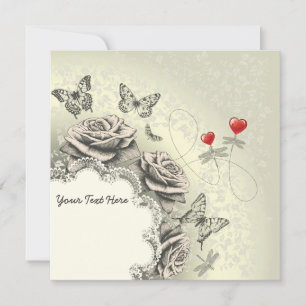 Cartes Pour Fêtes Annuelles Cute Floral Tout événement
