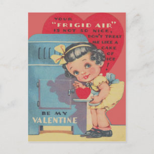 Cartes Pour Fêtes Annuelles Cute Frigo Heart Gâteau de glace Valentine