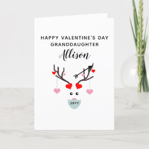 Cartes Pour Fêtes Annuelles Cute Grandgirl Valentine's Day Personnalisé