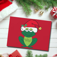 Cute Grenouille de Noël