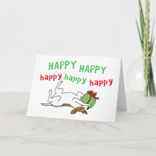 Cartes Pour Fêtes Annuelles Cute Jack Russell   Joyeux Noël de Chien Chien Chi