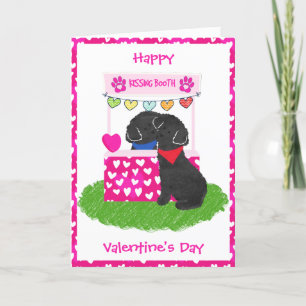 Cartes Pour Fêtes Annuelles Cute Labradoodles La Saint Valentin Emballage