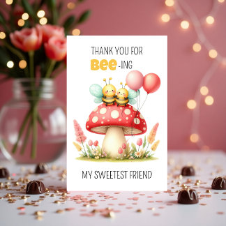 Cartes Pour Fêtes Annuelles Cute Love Bug Valentine's Day Card For Friend