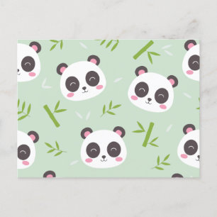 Cartes Pour Fêtes Annuelles Cute motif panda