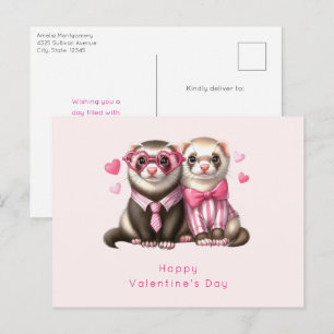 Cartes Pour Fêtes Annuelles Cute Otter Couple dans Love Valentine's Day