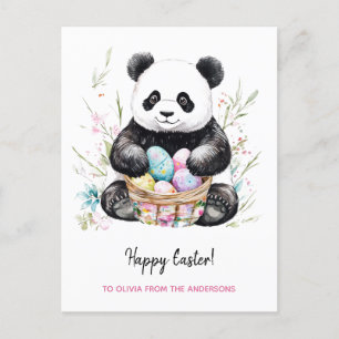 Cartes Pour Fêtes Annuelles Cute Panda Bear Russe Pâques