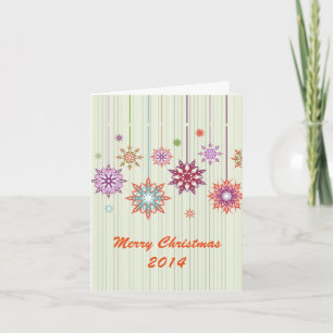 Cartes Pour Fêtes Annuelles Cute Pastel Étoiles Abstraites-Joyeux Noël