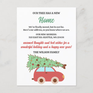 Cartes Pour Fêtes Annuelles Cute Retro Super sapin de Noël voiture Nous avons