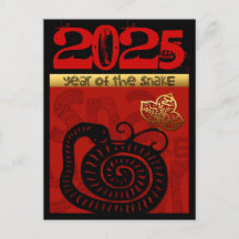 Cute Snake chinois Année 2025 Zodiac Anniversaire 