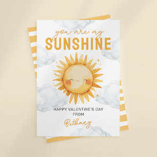 Cartes Pour Fêtes Annuelles Cute Sunshine Classroom Enfants Valentines Day