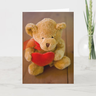 Cartes Pour Fêtes Annuelles Cute Teddy Bear Valentine