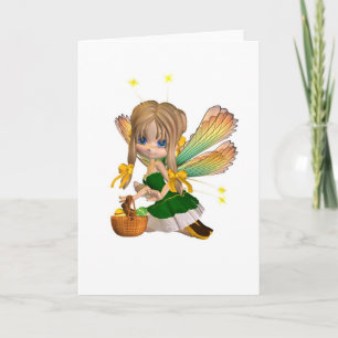Cartes Pour Fêtes Annuelles Cute Toon Fée de Pâques - 2