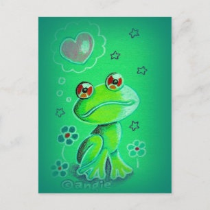 Cartes Pour Fêtes Annuelles Cute Valentine Love Frog