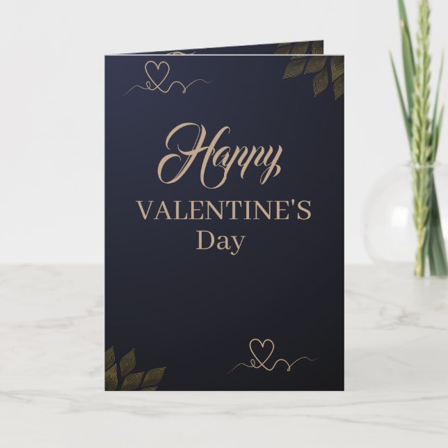 Cartes Pour Fêtes Annuelles “Cute Valentine’s Day Card for Couples – Heartfelt (Devant)
