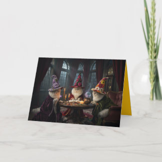 Cartes Pour Fêtes Annuelles Cute White Persian Witch Card
