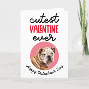 Cartes Pour Fêtes Annuelles Cutest Valentine Ever ..de votre Bulldog anglais