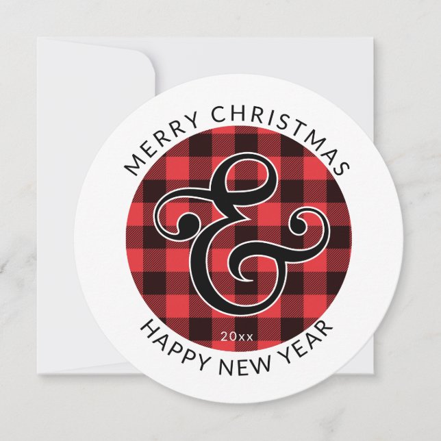 Cartes Pour Fêtes Annuelles Cycle moderne, Joyeux Noël | Ampersand & Plaid (Devant)