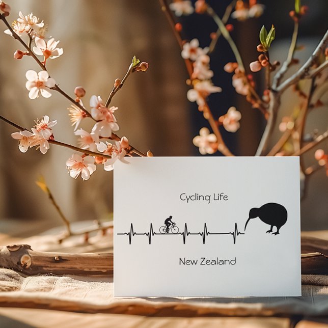 Cartes Pour Fêtes Annuelles Cycling Life, Nouvelle-Zélande personnalisable (Créateur téléchargé)