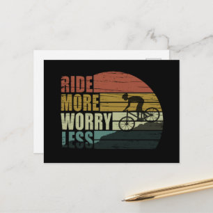 Cartes Pour Fêtes Annuelles Cycliste Motivé - Citations de Cyclisme Drôles