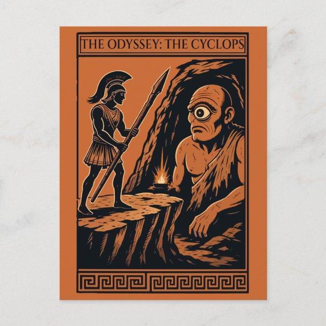 Cartes Pour Fêtes Annuelles Cyclops Cave Duel (Devant)