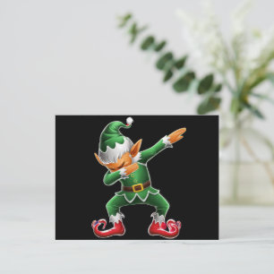 Cartes Pour Fêtes Annuelles Dabbing Elf Costume de Noël Escouade Noël Noël Noë