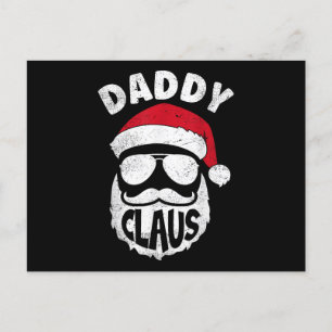 Cartes Pour Fêtes Annuelles Daddy Claus Santa Claus Funny Christmas Matching P