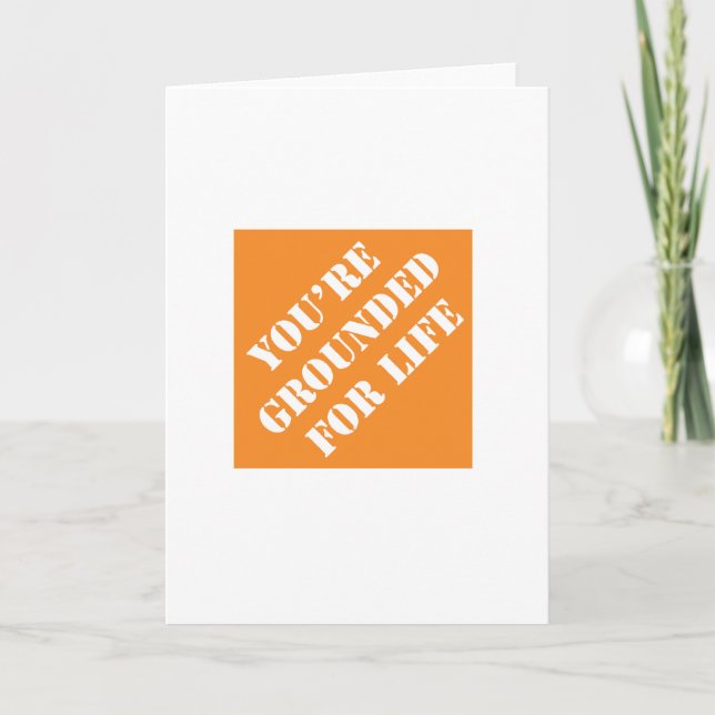 Cartes Pour Fêtes Annuelles Dadismes Vous êtes ancrés dans la vie (Devant)