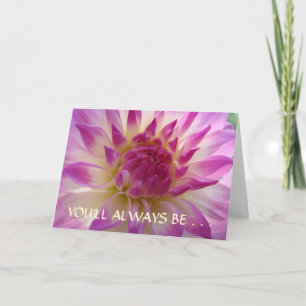 Cartes Pour Fêtes Annuelles Dahlia Rose Violet 12 Dahlias Fleurs OK DSC06...