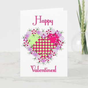 Cartes Pour Fêtes Annuelles Dainty Bonne Valentines !