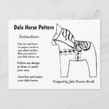 Dala Horse Motif à partager