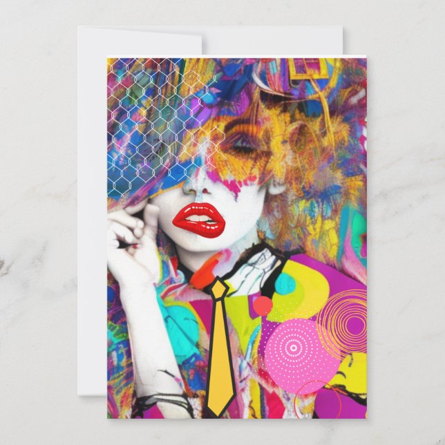 Cartes Pour Fêtes Annuelles Dame Clashy (Devant)