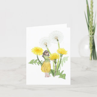 Cartes Pour Fêtes Annuelles Dandelion Fairy