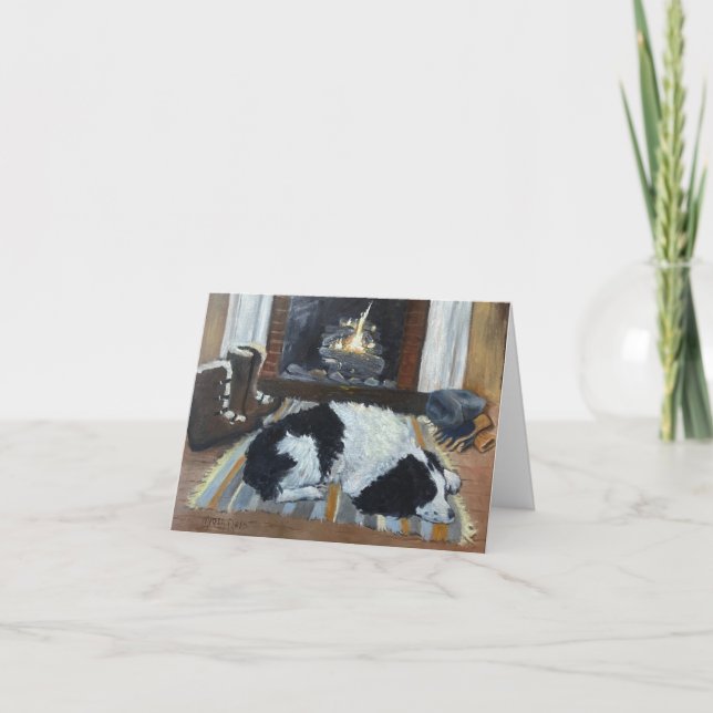 Cartes Pour Fêtes Annuelles Dans le froid (Devant)