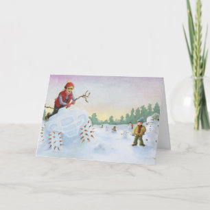 Cartes Pour Fêtes Annuelles Dans le pré nous pouvons construire… ATV