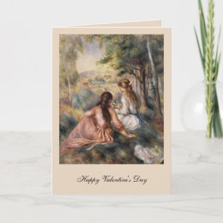 Cartes Pour Fêtes Annuelles Dans le pré par Pierre-Auguste Renoir