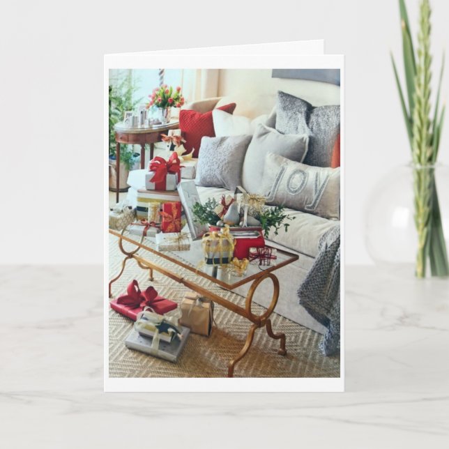 CARTES POUR FÊTES ANNUELLES **DANS LES MILES** À NOËL (Devant)