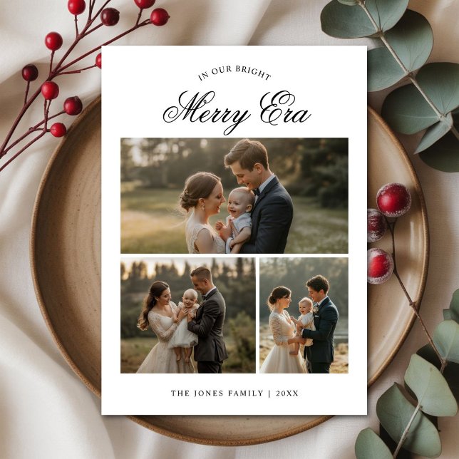 Cartes Pour Fêtes Annuelles Dans Notre Bright Joyeux Joyeux Era Amusante Voitu (Créateur téléchargé)