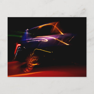 Cartes Pour Fêtes Annuelles danse de voiture violette