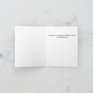 Cartes Pour Fêtes Annuelles Danse joyeuse pour Noël !