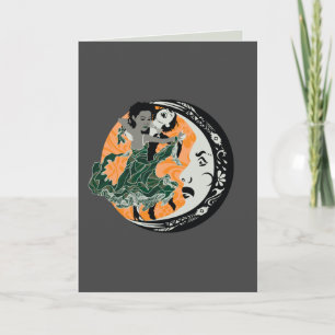 Cartes Pour Fêtes Annuelles danser avec votre obscurité